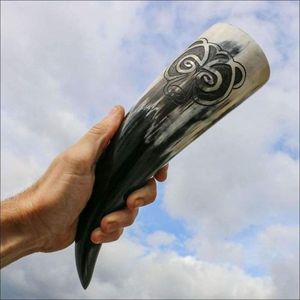 Tasse rustique Viking Drinking Horn pour Ale & Beer - Product Image 5