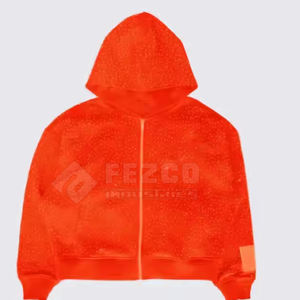 Services OEM, sweats à capuche pour hommes en coton 100% de haute qualité, mode hiver, strass, meilleure vente, vêtements respirants - Product Image 5