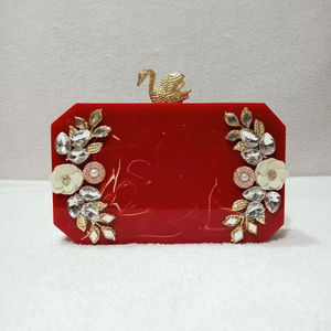 กระเป๋าคลัทช์เรซิ่นล่าสุดสำหรับผู้หญิงสีสันสดใสทันสมัยสำหรับใส่ไปงานเลี้ยงของขวัญที่สมบูรณ์แบบสำหรับงานแต่งงานริมชายหาดวันวาเลนไทน์ - Product Image 1