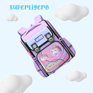 Spacious and <b>Lightweight</b> Canvas School <b>Backpack</b> for Girls - Back to School - Assorted Colors - Product Image 5