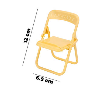 Mini supporto per cellulare a forma di sedia in plastica in vari colori - Product Image 6