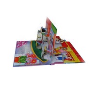 Servicio de impresión de libros para niños de libros emergentes coloridos de calidad superior del fabricante indio