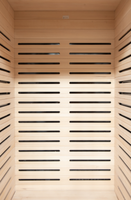 Mini sauna infrarouge direct d'usine pour 1 personne avec lampe de beauté et lampe de luminothérapie rouge