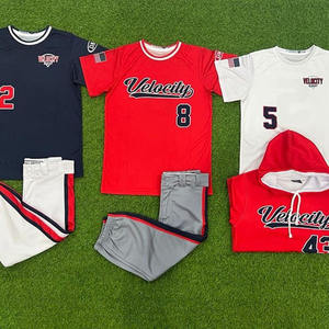 Top qualité usine en gros hommes Baseball jeunesse uniforme impression personnalisée à manches courtes hommes Baseball personnalisé maillot de Baseball - Product Image 1