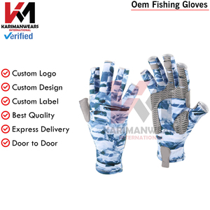 Guantes de sol sin dedos para pesca, guantes duraderos ligeros transpirables para hombres y mujeres, kayak, senderismo, remo, conducción, piragüismo - Product Image 2