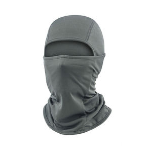 Cagoule d'hiver à tricoter 3 trous Couvre-visage complet Masque thermique pour le ski par temps froid Jeu de course Chasse Snowboard - Product Image 6