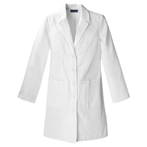 Placages professionnels de laboratoire pour hommes et femmes Blouse de laboratoire médicale dentaire en coton, longue blouse de laboratoire blanche - Product Image 2