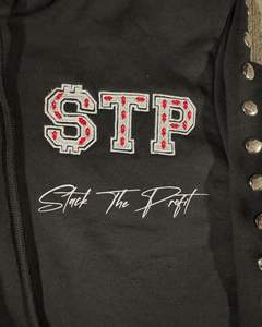 แจ็กเก็ตเลตเตอร์แมนสำหรับผู้ชายปรับแต่งได้แผ่นปักคอปกตั้งสำหรับฤดูหนาว - Product Image 3