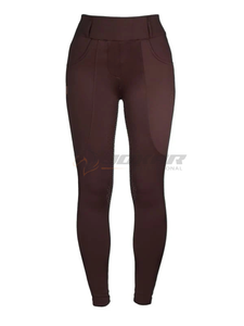 Pantalones de montar ligeros ajustados para mujer, transpirables, elegantes, cómodos, duraderos, para montar a caballo - Product Image 4