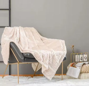 Couverture en laine M, chaude, épaisse, lavable, grande, 60 x 90 pouces, pour le camping, les activités de plein air, les événements sportifs et les trousses de survie à prix avantageux - Product Image 1