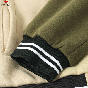 Parche bordado de moda personalizado más Popular lona 100% algodón a prueba de viento transpirable clásico College Bomber chaqueta para hombres - Product Image 5