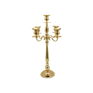 Candélabre de couleur argent en aluminium à 5 bras de conception fantastique Candélabre de taille et de forme personnalisées de qualité exclusive - Product Image 3