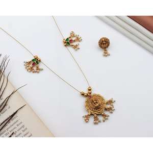 Conjunto de Collar con Colgante de Diseño Clásico para Mujer con Piedras Únicas, Joyería Elegante para Mujer, para Bodas, Fiestas y Ocasiones Formales - Product Image 4