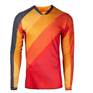 100% Material de poliéster hecho con diseño impreso personalizado MX Jersey/Material de secado rápido personalizado más vendido hecho MX Jersey - Product Image 1