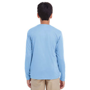 Garçons en gros sublimé de haute qualité à séchage rapide chemise de sport vêtements de pêche jeunesse chemise à manches longues personnalisée - Product Image 2