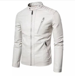 Veste en cuir de qualité supérieure pour hommes, écologique, coupe-vent, respirante, nouvelle, élégante, de marque, haut de gamme, vente en gros - Product Image 4