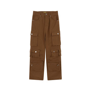 Custom Wholesale Winter Flat Front <b>Men's</b> Street Wear Cargo Jogger Pants Baggy <b>Trousers</b> for <b>Men</b> & Women - Product Image 6