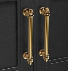 Poignées de meubles en laiton traditionnelles décoratives, quincaillerie de cabinet artisanale pour la décoration intérieure en bois pour la maison et l'hôtel - Product Image 5