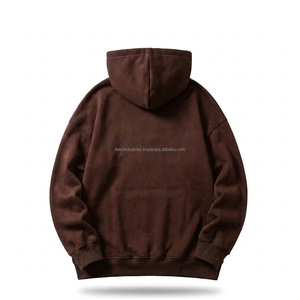 เสื้อฮู้ดผ้าฟลีซผสมโพลีเอสเตอร์/คอตตอนสำหรับผู้ชายและผู้หญิง  แบบสวมหัว  สำหรับฤดูหนาว  พร้อมลายสกรีน ปัก และโลโก้แบบกำหนดเอง - Product Image 4