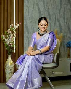 ผ้าทอส่าหรีทองแดงแท้ย้อนกลับได้ดีไซน์หรูหราผ้าส่าหรีผ้าไหมเนื้อนุ่มผลิตจากอินเดียสำหรับงานแต่งงานงานแต่งงานงานปาร์ตี้ Diwali - Product Image 5