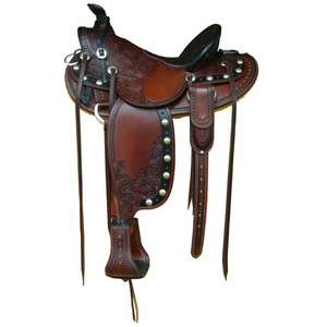 Selle de course anglaise en cuir de buffle véritable, gravée sur mesure, artisanat indien, confortable et durable - Product Image 4