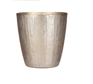 Ensemble de trois vases à fleurs en aluminium, décoration d'intérieur, vases à fleurs et pichet en métal, vase en aluminium moulé pour restaurant - Product Image 3