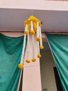 Candelabro de flores de Marigold Mogra, atrapasueños, decoración de boda india, decoración Mehndi, fiesta temática de Bollywood, fiesta Holi, hogar - Product Image 6