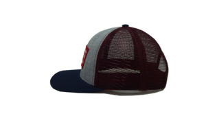 Casquettes Trucker Tricolores Personnalisées, Casquettes Snapback Personnalisées, Patch Tissé Personnalisé, Casquette Promotionnelle Fabriquée au Vietnam, Casquette de Sport pour Papa - Product Image 3