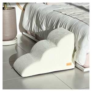 [AllmioPet] Cloud Fabric 3 Step Pet <b>Stair</b> Ivory AMP 3 IV Indoor <b>Dog</b> Cat Steps <b>for</b> Small Pets and Senior Animals - Product Image 4
