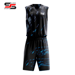 Uniforme de basket-ball sur mesure en gros, nouveau design, dernier prix, qualité supérieure, uniformes de basket-ball réversibles avec design personnalisé - Product Image 4