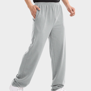 Pantalon de survêtement en coton confortable avec taille élastique fermeture à cordon de serrage poche imprimée décontracté détente hiver XL taille polaire douce - Product Image 3