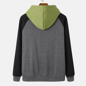 Jersey informal con capucha para hombre, ropa de invierno, Color sólido, moda, ajuste Regular, 100% algodón, forro polar, transpirable, secado rápido, personalizable - Product Image 2