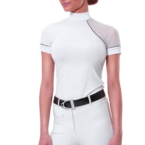 Venta caliente Camisas de equitación OEM Pantalones de caballo Ropa ecuestre Camisas de equitación personalizadas para mujeres con estampado personalizado - Product Image 1