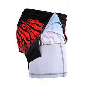 Shorts de sublimation de conception personnalisée de haute qualité pour hommes avec motif solide Shorts de fitness de dernier style à vendre Shorts de sublimation - Product Image 3