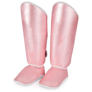 El mejor Material, espinilleras de cuero hechas a medida, servicio OEM, protector de espinilleras para boxeo, protección funcional de bajo precio - Product Image 1