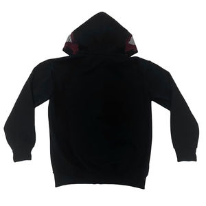 Sudadera con Capucha Personalizada con Logotipo, Bordado Liso, Pedrería, Cierre Completo, para Hombre - Product Image 4
