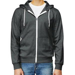 Mens Blank Fit Size Fleece Cardigan Long Sleeve Zipper Design Custom Hoodie Men Clothing Gym Hoodie Streetwear Casual Hoodie - Product Image 3