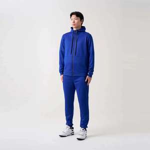 Conjunto de pantalones de chándal y sudaderas con capucha personalizadas de peso pesado para hombre, sudaderas con capucha cuadradas en blanco, chándal sin cuerda, conjunto de sudaderas con capucha de hombro caído de gran tamaño - Product Image 4