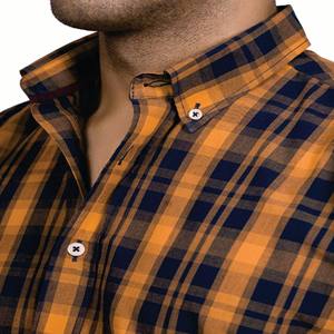 Venta al por mayor de camisa de manga larga para los hombres de estilo de negocios por encargo Fit Slim Soft Cómodo Casual Camisa de vestir para los hombres - Product Image 3