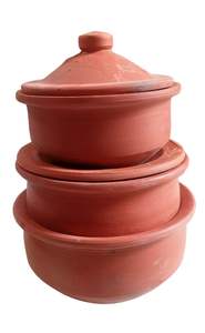 Pot en terre cuite de 1 à 8 kg pour cuisson et préparation de fromages, avec couvercle – Ustensile de cuisson en terre cuite naturelle pour une touche traditionnelle, vaisselle avec couvercle - Product Image 3