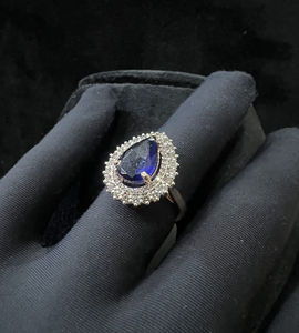 Anillo de Lujo para Mujer, Oro de 14K y 18K, Diamante Natural, Corte Brillante Redondo, Certificado por Terceros, para Compromiso o Aniversario - Product Image 2