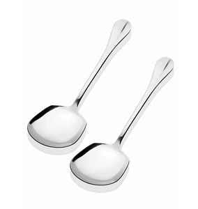 Cuchara de acero inoxidable para servir, utensilios de cocina gruesos, cuchara de arroz para el hogar, fabricante al por mayor, proveedor más vendido - Product Image 3