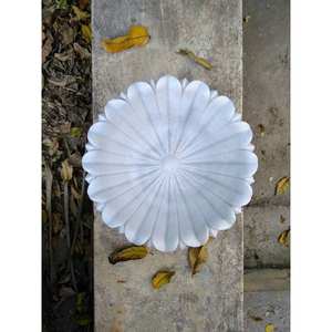 Bol à fleurs en marbre de 16 pouces (40 cm) Article décoratif - Product Image 4