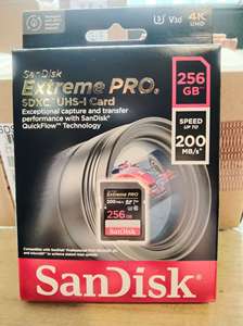 สำหรับ SanDisk Extreme PRO 256GB การ์ดหน่วยความจำ SD 200เมกะไบต์/วินาที sdxxd วัสดุพลาสติก - Product Image 3