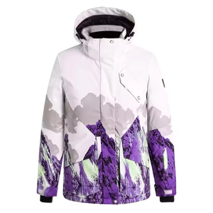 Vêtements de ski pour hommes et femmes, imperméables, coupe-vent, combinaison d'extérieur épaisse et chaude tout-en-un pour les sports d'hiver - pour le cyclisme, la pêche - Product Image 3