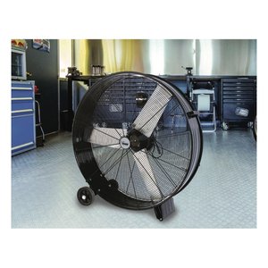 Ventilador Industrial de Piso VI94 de 300W y 90cm con 3 Aspas, Color Negro - Product Image 3