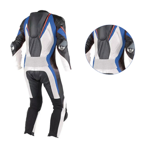 Combinaison de moto en cuir véritable OEM Service de combinaison de moto de marque privée combinaison de moto en cuir à bas quantité minimale de commande combinaisons de moto de qualité supérieure - Product Image 4