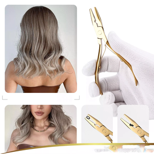 Pince à extensions de cheveux professionnelle en acier inoxydable - Product Image 6