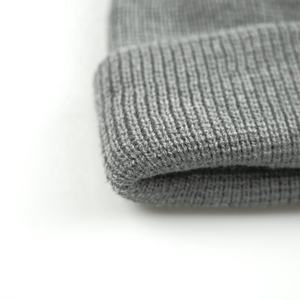 Winter Sell Y2k Fashion Streetwear Beanies Designer Running <b>Silk</b> <b>Lined</b> Custom Woven Label for Beanie Cap - Product Image 2
