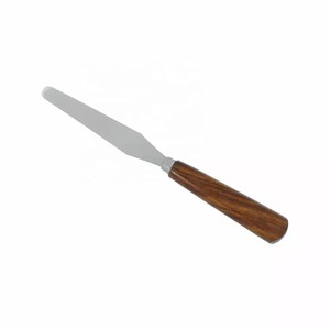 Espátula con logotipo personalizado, suministros de belleza, espátulas de cemento de etiqueta privada (mango de madera), uso para multiusos - Product Image 5